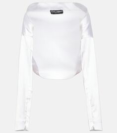 Атласное болеро x-kim Dolce&amp;Gabbana, белый