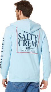 Флисовая толстовка с молнией Coaster Salty Crew, светло-синий