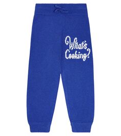 Что готовят шерстяные и хлопковые спортивные штаны Mini Rodini, синий