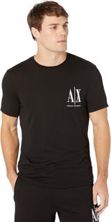 Футболка из джерси с логотипом Icon Armani Exchange, черный