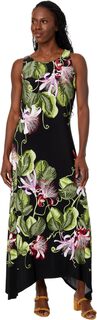 Платье макси с цветочным принтом Enchantment Tommy Bahama, черный
