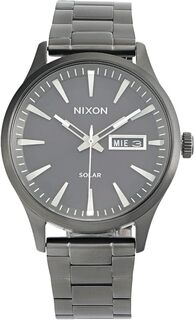 Часы Sentry Solar Stainless Steel Nixon, бронза