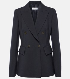 Блейзер albero из жатого хлопка Max Mara, синий