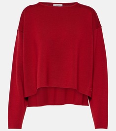 Шерстяной свитер angelo Max Mara, красный