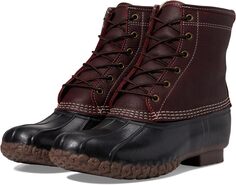 Резиновые сапоги Bean Boot 8&quot; Tumbled Leather Primaloft Shearling Lined L.L.Bean, цвет Burgundy/Black/Dark Gum L.L.Bean®