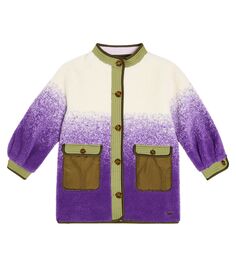 Градиентное плюшевое пальто Scotch &amp; Soda Kids, фиолетовый