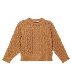 Классический свитер тирсо из смесовой шерсти The New Society, коричневый