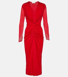 Платье миди hades из джерси Diane Von Furstenberg, красный