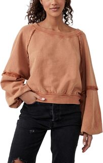 Толстовка Sweet Deets Free People, цвет Cinnabae