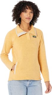 Пуловер на кнопках из шерпы размером 1/4 со спущенным воротником L.L.Bean, цвет Warm Gold L.L.Bean®