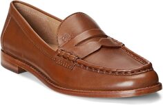 Лоферы Wynnie Loafer LAUREN Ralph Lauren, цвет Deep Saddle Tan