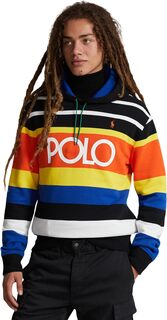 Флисовая толстовка в полоску с логотипом Polo Ralph Lauren, цвет Polo Black Multi
