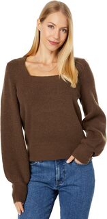 Пуловер Melwood с квадратным вырезом из самой уютной пряжи Madewell, цвет Forage