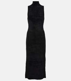 Платье миди lindsey с высоким воротником white label Proenza Schouler, черный
