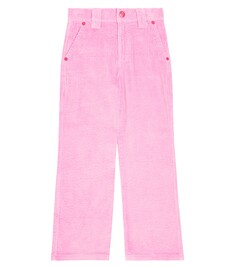 Вельветовые брюки Marc Jacobs Kids, розовый