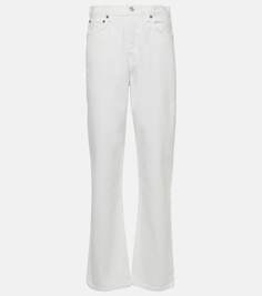 Прямые джинсы в стиле 90-х с узкой талией Agolde, белый
