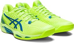 Кроссовки Solution Speed FF 2 Tennis Shoe ASICS, цвет Hazard Green/Reborn Blue