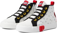 Кроссовки Mickey Mouse Patch High-Top Ground Up, белый