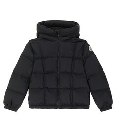 Пуховик ана Moncler Enfant, черный