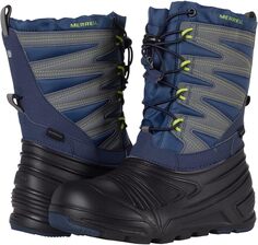 Зимние ботинки Snow Quest Lite 3.0 Waterproof Merrell, цвет Navy/Black/Grey