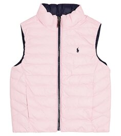 Двусторонний пуховик p-layer 2 Polo Ralph Lauren Kids, мультиколор