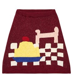 Аппетитная трикотажная юбка-тортик Bobo Choses, мультиколор