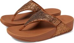 Шлепанцы Lulu Glitter Toe-Thongs FitFlop, цвет Light Tan