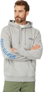 Пуловер с капюшоном Flow Fish Quiksilver, цвет Athletic Heather