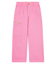 Le de nîmes большие джинсы карго Jacquemus Enfant, розовый