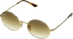 Солнцезащитные очки 54 mm RB1970 Oval Metal Sunglasses Ray-Ban, цвет Gold/Clear Gradient Brown