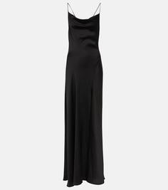 Атласное платье finley Simkhai, черный