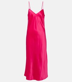 Платье-комбинация из шелкового атласа Eres, розовый