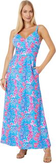 Платье Макси Блейк Lilly Pulitzer, цвет Cumulus Blue Orchid Oasis