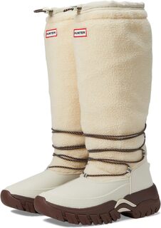Зимние ботинки Wanderer Tall Sherpa Snow Boot Hunter, цвет White Willow/Brown Bolt