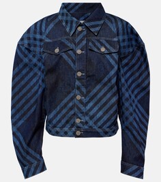 Джинсовая куртка в клетку Vivienne Westwood, синий