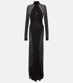 Полупрозрачное платье rimma Isabel Marant, черный