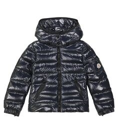 Стеганый пуховик bady Moncler Enfant, синий