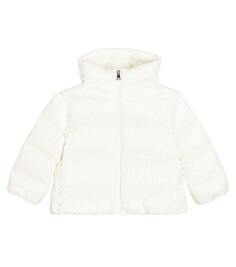 Ирина пуховик Moncler Enfant, белый