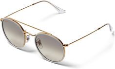 Солнцезащитные очки 51 mm 0RB3647N Ray-Ban, цвет Legend Gold/Clear Gradient Grey