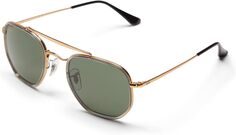 Солнцезащитные очки 0RB3648 The Marshal II Ray-Ban, цвет Legend Gold/Green