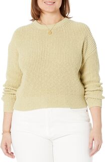 Пуловер на танкетке с длинными рукавами Plus Sycamore Madewell, цвет Pale Lichen