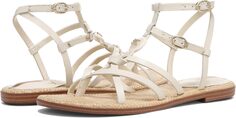 Сандалии на плоской подошве Gwen Sam Edelman, цвет Modern Ivory