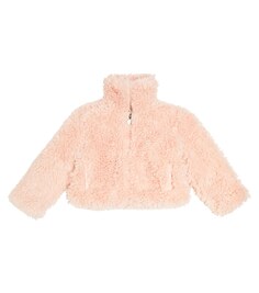 Куртка из искусственного меха Stella Mccartney Kids, розовый
