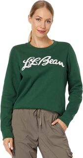 Толстовка 1912 с круглым вырезом и логотипом L.L.Bean, цвет Camp Green Script Logo L.L.Bean®