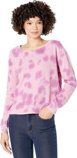 Толстовка-пуловер с принтом Cloud Tie-Dye Splendid, лиловый