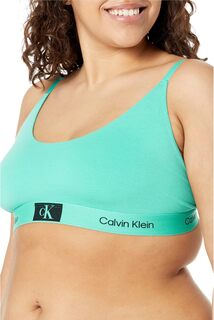 Хлопковый бюстгальтер без подкладки 1996 года больших размеров (FF) Calvin Klein Underwear, цвет Fresh Peppermint