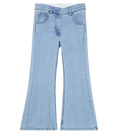 Расклешенные джинсы Stella Mccartney Kids, синий