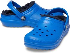 Сабо Classic Lined Clog Crocs, цвет Blue Bolt