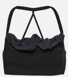 Бюстгальтер le bandeau frivolli с оборками Jacquemus, черный