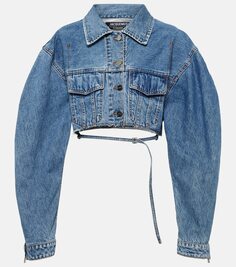 Короткая джинсовая куртка le haut nîmes Jacquemus, синий